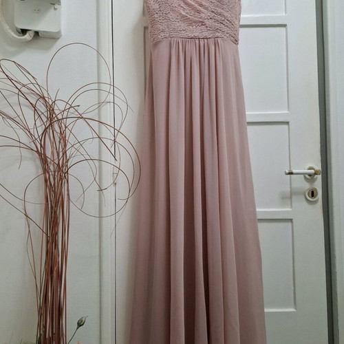 Long elegant pink dress new, size L