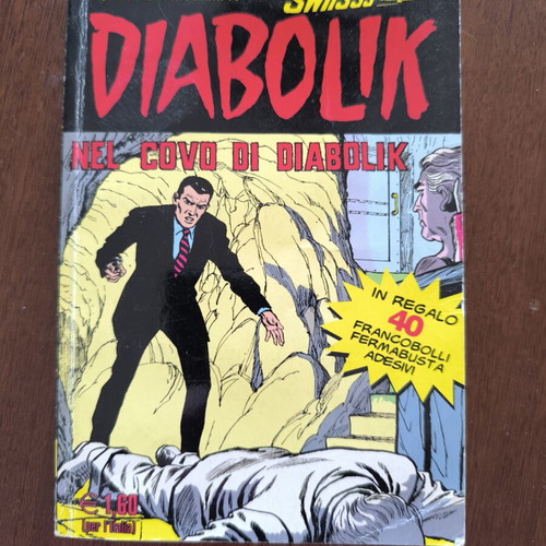 Diabolik Swiisss No. 99 comic used, Nel covo di Diabolik