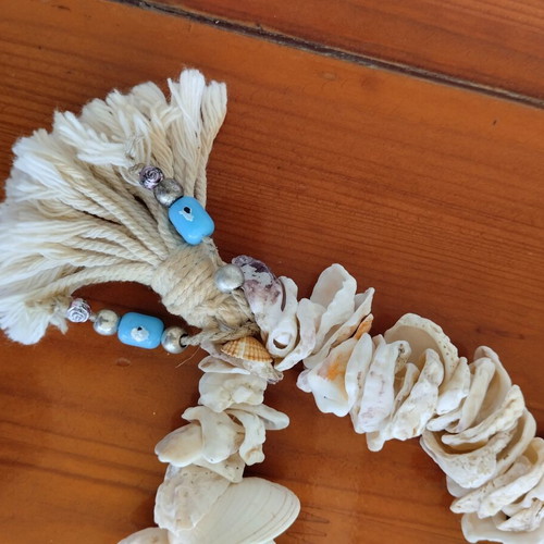 Worry beads made of natural shells handmade