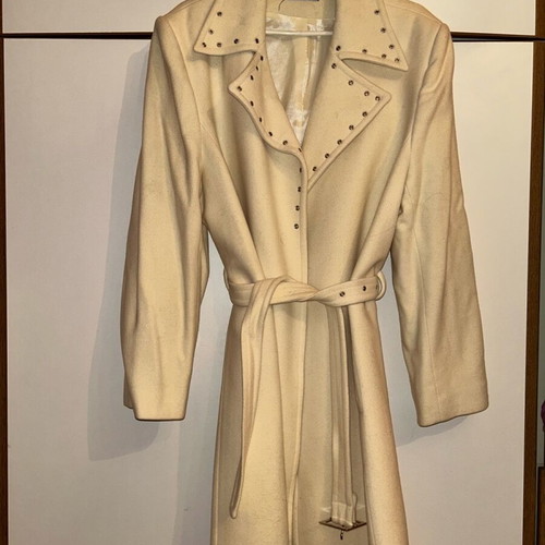 Lola long coat wool and cashmere XL like new, beige