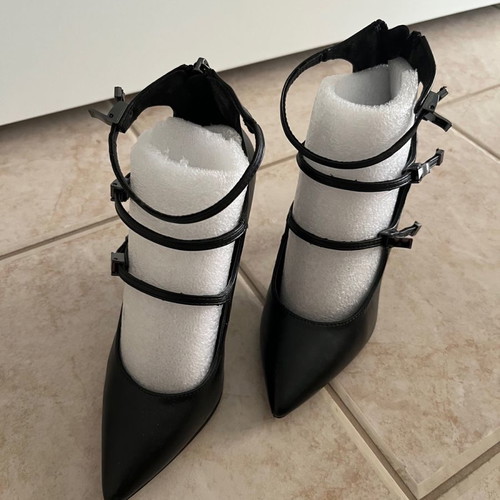 Alta Moda black pumps new, heel height 11cm, size 36