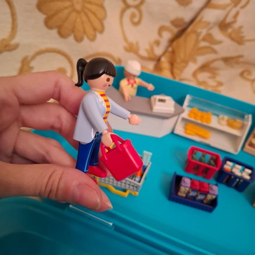Playmobil Grocery Store Set used, about 60 pieces