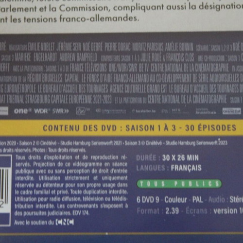 Parlement DVD French comedy series like new