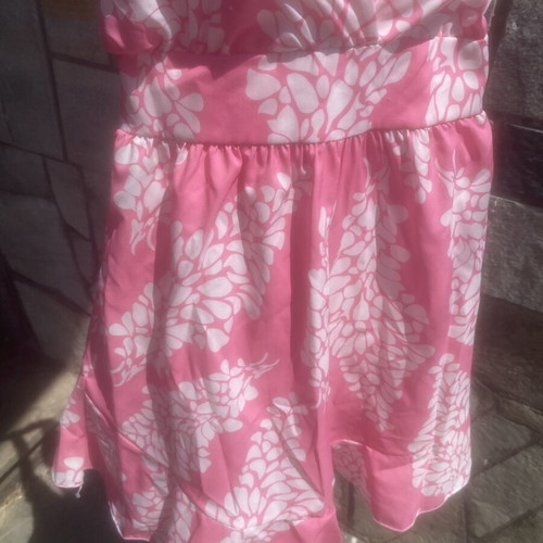 Decoro women's dress new, pink and white, size S-M