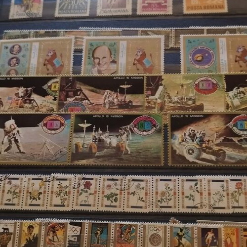 Stamp collection new, complete album with various countries