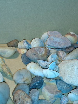 Rocks used, pack