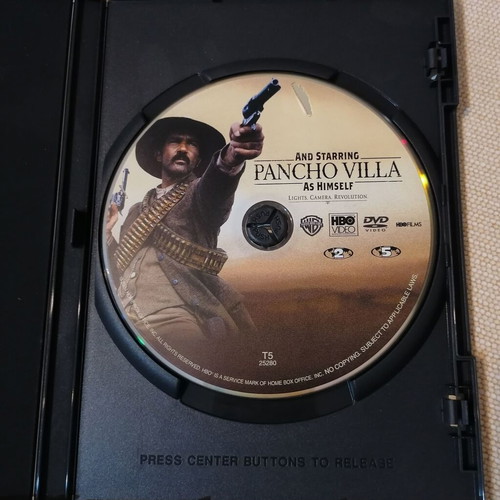 Pancho Villa DVD like new, action biography drama western