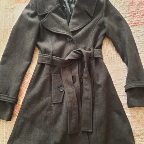 Benissimo coat gray anthracite like new, size S