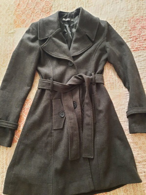 Benissimo coat gray anthracite like new, size S