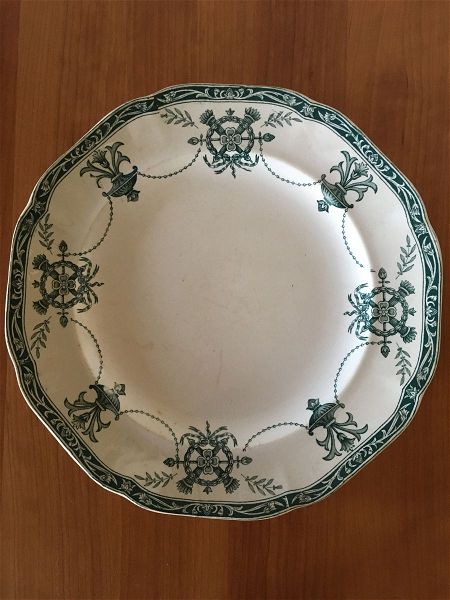  Vintage porselanino piato Compiegne - Longwy