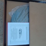 Showerhead ceiling 25-25 brass new