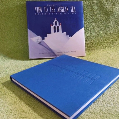 View To The Aegean Sea 1st edition book like new, bilingual