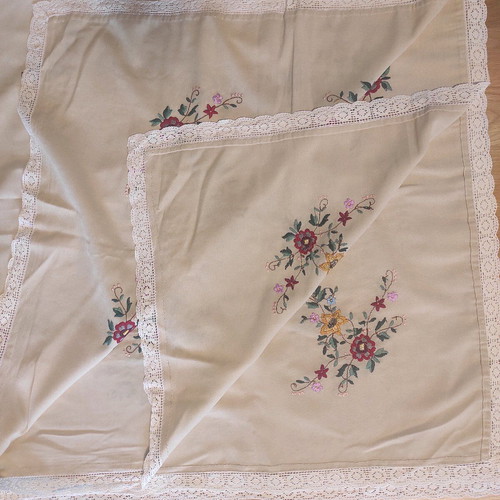 Vintage tablecloth like new, dimensions 170x177