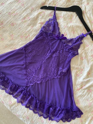 Baby Doll FashionNova like new, purple, size M