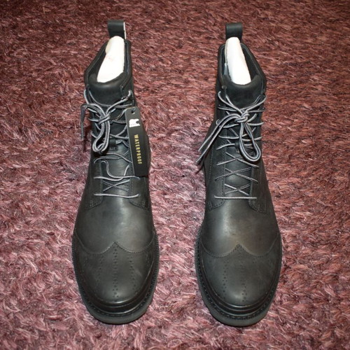 Sorel Madson waterproof mid black shoes, new, size 44.5