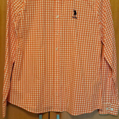 U.S. Polo Assn. checked shirt new, size M
