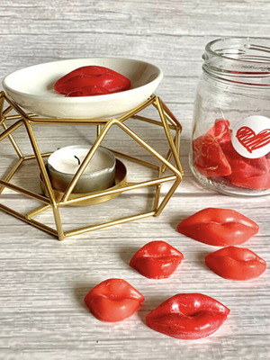 Wax melts πούδρα καινούργια, συσκευασία δώρου 40 γρ