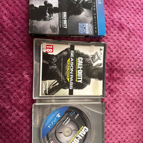 COD Infinite & Modern Warfare Legacy Pro Edition used with steelbook