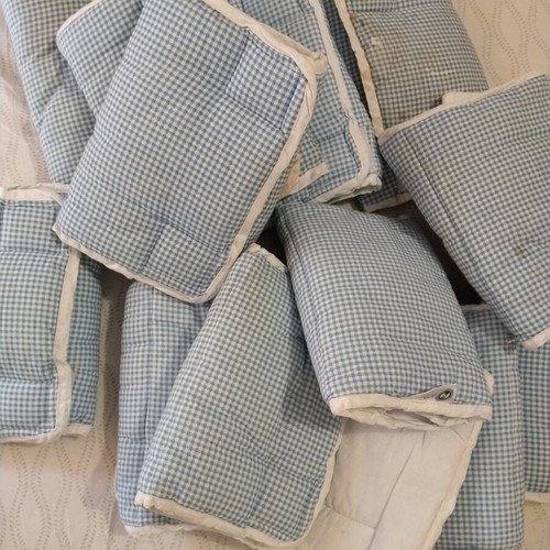 Protective crib rail covers used, pack of 12