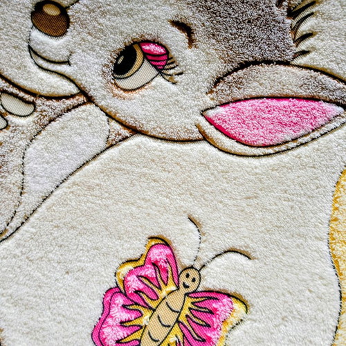 Bambi Fleece Baby Blanket New, Soft Pastel Colors