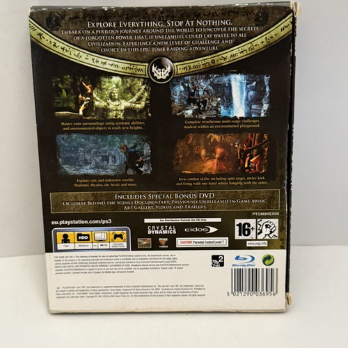 Tomb Raider Underworld Limited Edition PS3 PAL used, no discs