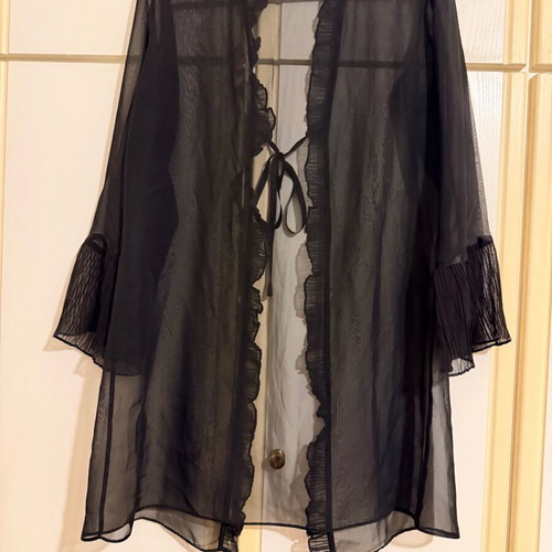 Regi Women's Nightgown Robe like new, size 46 (L), black
