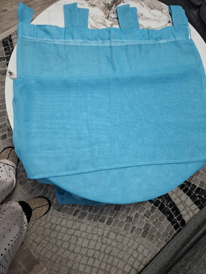 Turquoise Curtain 140x250 cm like new, set of 2