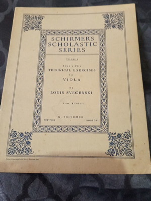 American Music Book 1917 used, viola exercises