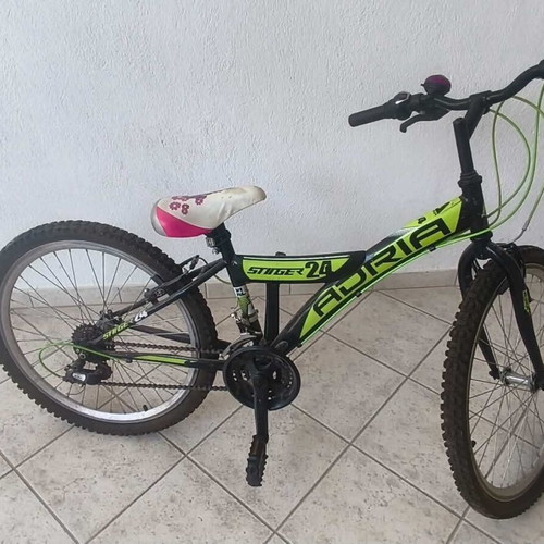 24-inch mountain bike with two saddles
