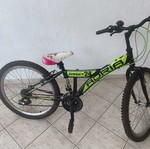24-inch mountain bike with two saddles