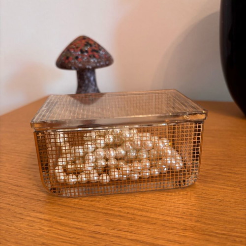 Crystal decorative box used from 1960 with lid