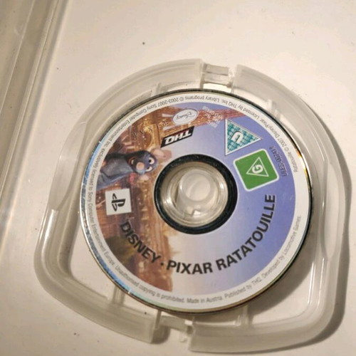 Sony PSP Ratatouille used, disc and case only without UMD