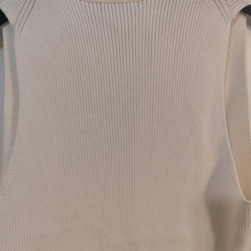 Massimo Dutti knitted vest white no S/M, like new