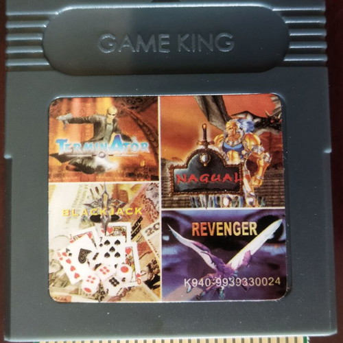 TimeTop GameKing cartridge with 4 action games new