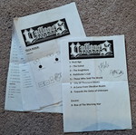 Vultures Vengeance Up The Hammers XX The Legacy 2026 Signed Concert Setlist & Tech Rider