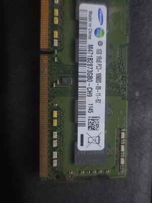 Sodimm RAM 1GB DDR3 used for laptop