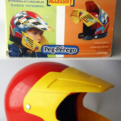 Vintage Peg-Perego Moto Cross Helmet new, made in Italy