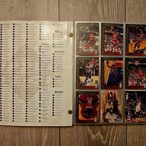 Upper Deck NBA Basketball 94-95 collector's album