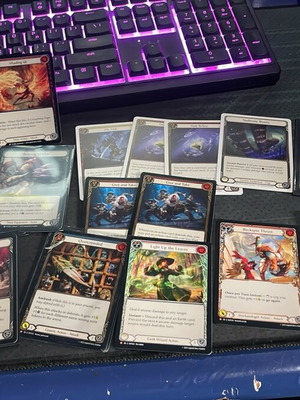 Flesh and Blood collection with 2 decks like new