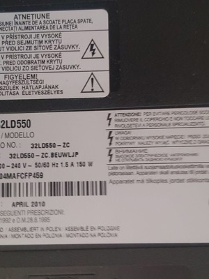 LG 32LD550 LCD TV power supply board used