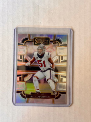 2023 Panini Select Concourse Will Anderson Jr. Silver Prizm #40 Texans Rookie RC καινούργιο