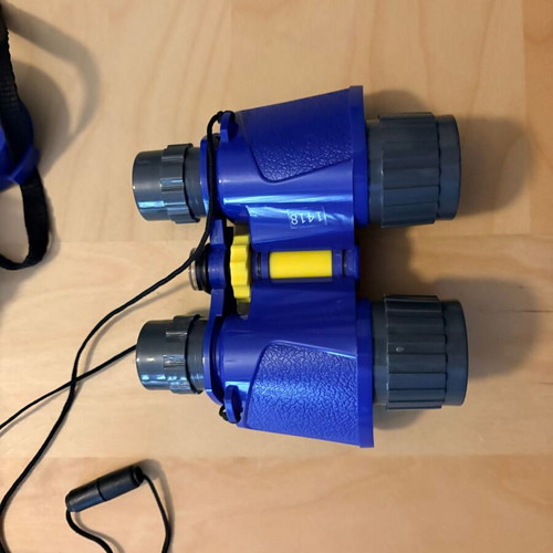 Discovery Channel Kids Binoculars with Compass and Carrying Case used