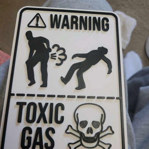 Funny bathroom sign like new