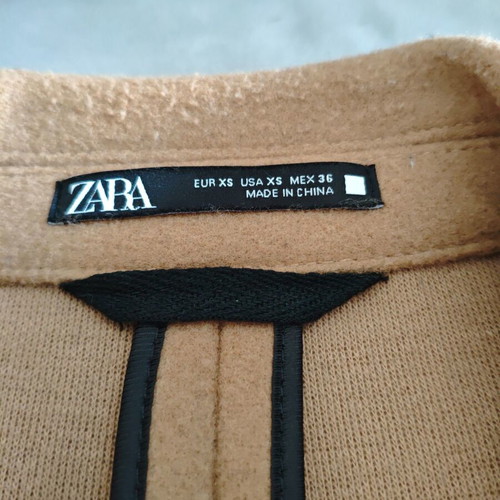 Zara camel coat XS like new