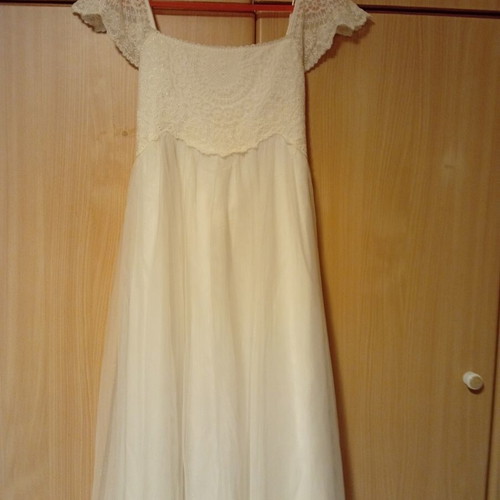 Monsoon dress for flower girl with lace and tulle, size S 12-13 years
