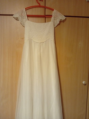 Monsoon dress for flower girl with lace and tulle, size S 12-13 years