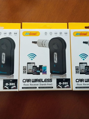 Car wireless music receiver Bluetooth set of 3 new