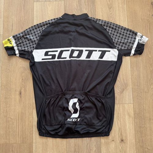 Scott RC PRO ProTec Full Zip Cycling Jersey Top XXL like new, black