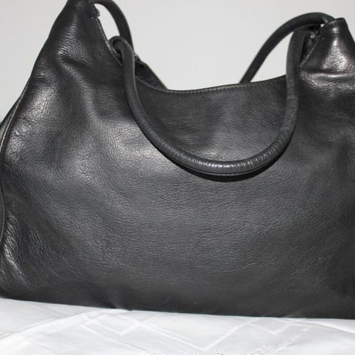 Marella leather handbag like new, black and brown