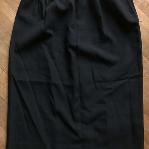 Handmade women's black skirt new, size L, vintage style